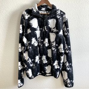 WESC Tie Dye Fleece Pullover